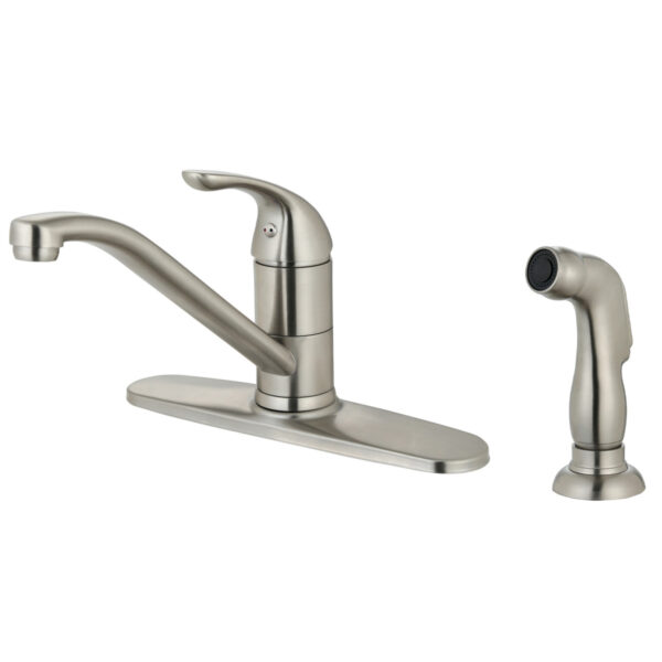 191-6575 Noble Single Handle Kitchen Faucet with Side Spray