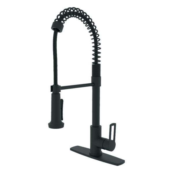 192-8105 Westdale Single Handle Spring Coil Kitchen Faucet