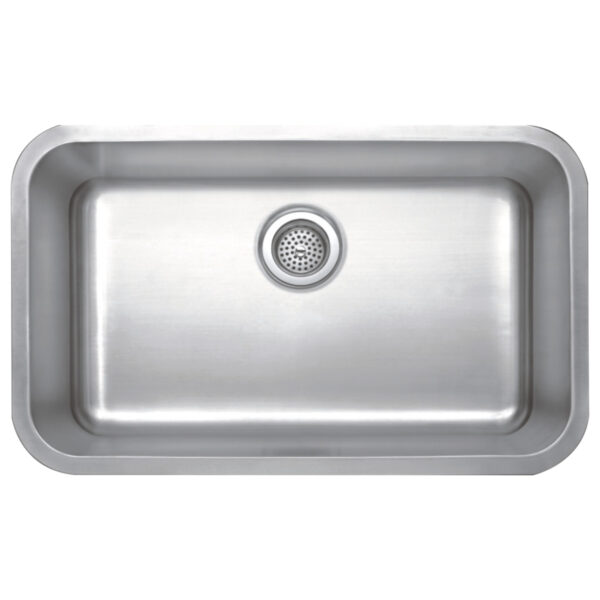 481-1422 Stainless Steel 29-7/8" x 18-1/16" Single Bowl Under-Mount Sink