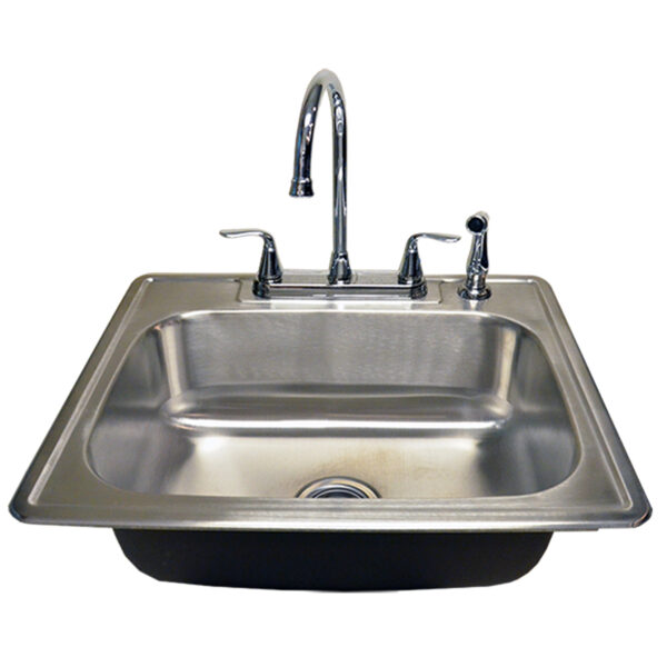 712-6027 Grab-N-Go 25" x 22" x 8" Stainless Steel Sink Kit